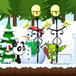 Online Game Magical Christmas Panda Run