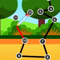 Online Game Point to Point Happy Animal Safari Educational Kids Game